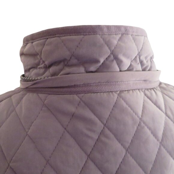 🎉HP🎉 Garnet Hill - Recycled Quilted Car Coat, Size 14 (L), Taupe, EUC - Picture 7 of 15